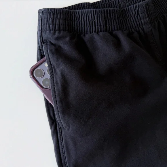 Aritzia TNA Christie Pant Black Wide Leg Pull On Cotton | 2XS Elastic Waist - Picture 7 of 16